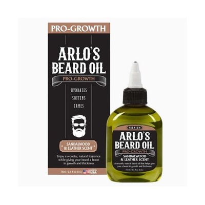 Arlos Pro Growth Beard Oil With Sandalwood And Leather Scent 75ml