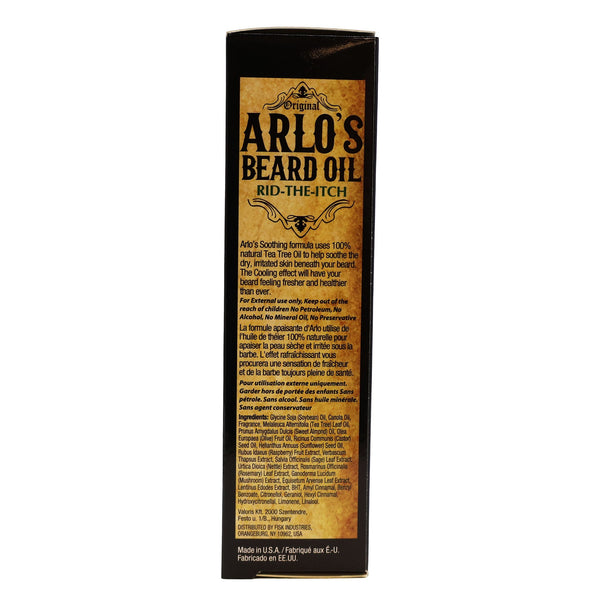 Arlos Beard Oil Rid The Itch Moisturizing Blend 75ml
