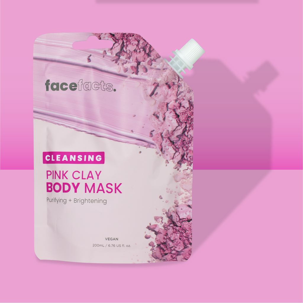Face Facts Cleansing Pink Clay Body Mask 200ml