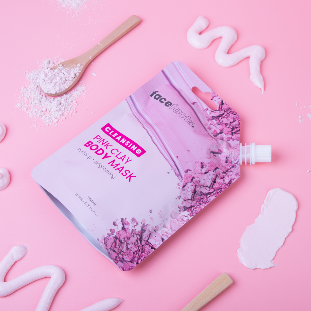 Face Facts Cleansing Pink Clay Body Mask 200ml