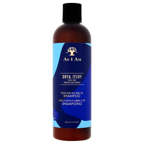 As I Am Dry And Itchy Scalp Care Olive And Tea Tree Oil Shampoo 355ml - Afro Hair Boutique