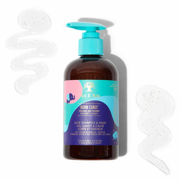 As I Am Born Curly Aloe Shampoo & Wash - 240ml - Afro Hair Boutique