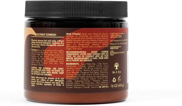 As I Am Coconut Cowash / Co wash Cleansing Conditioner 227g / 454g - Afro Hair Boutique