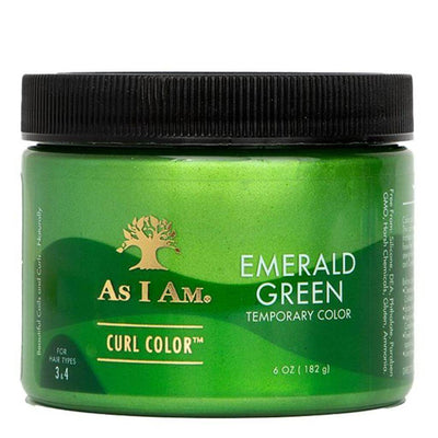 As I Am Curl Color Emerald Green Vert Temporary Color 182g