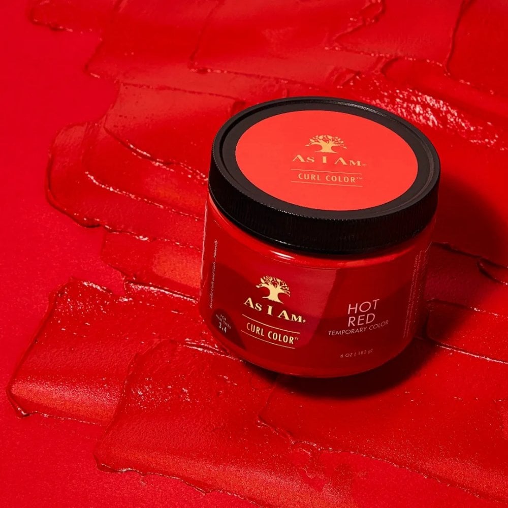 As I Am Curl Color Hot Red Temporary Color 182g