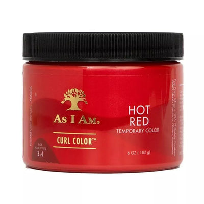 As I Am Curl Color Hot Red Temporary Color 182g