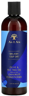 As I Am Dry And Itchy Scalp Care Olive And Tea Tree Dandruff Conditioner 355ml