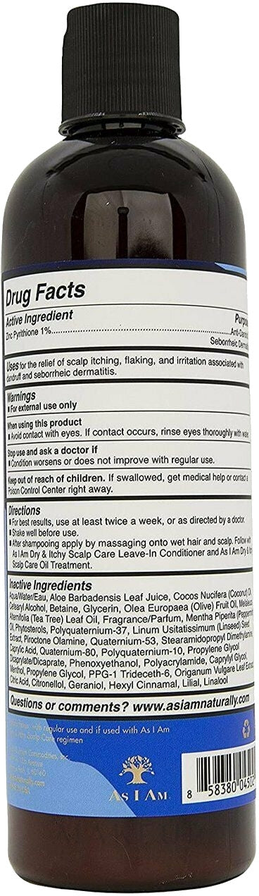 As I Am Dry And Itchy Scalp Care Olive And Tea Tree Dandruff Conditioner 355ml