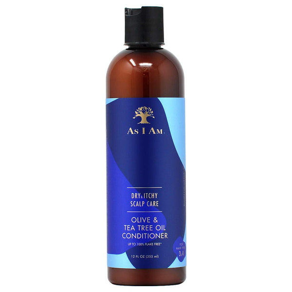 As I Am Dry And Itchy Scalp Care Olive And Tea Tree Oil Conditioner 355ml - Afro Hair Boutique