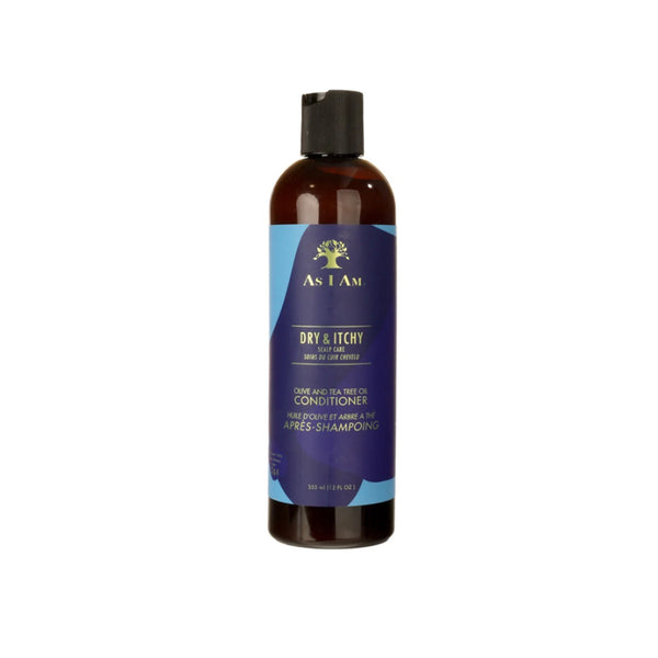 As I Am Dry And Itchy Scalp Care Olive And Tea Tree Oil Conditioner 355ml - Afro Hair Boutique