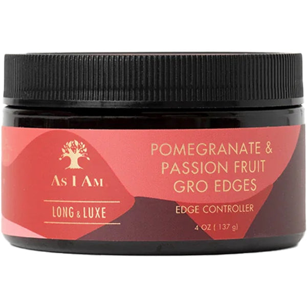 As I Am Long And Luxe Pomegranate Passion Fruit Gro Edges Controller 137g - Afro Hair Boutique