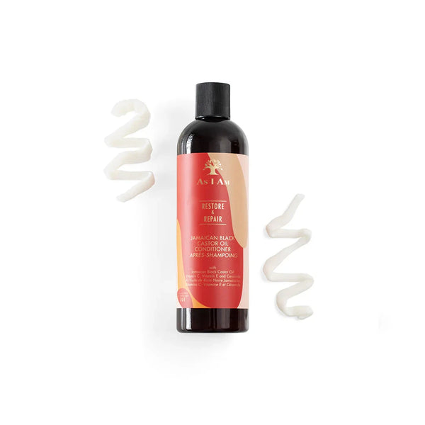 As I Am Restore And Repair JBCO Castor Oil Conditioner 355ml - Afro Hair Boutique