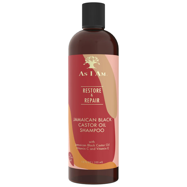 As I Am Restore And Repair JB Castor Oil Shampoo 355ml - Afro Hair Boutique