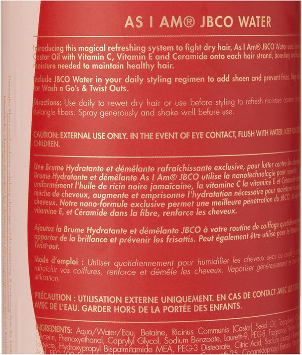 As I Am Restore And Repair Jamaican Black Castor Oil Water 473ml - Afro Hair Boutique