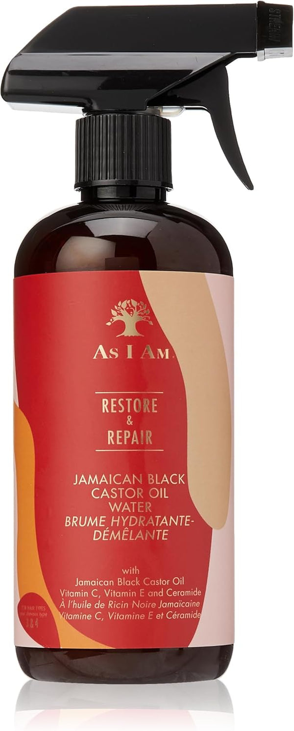 As I Am Restore And Repair Jamaican Black Castor Oil Water 473ml - Afro Hair Boutique