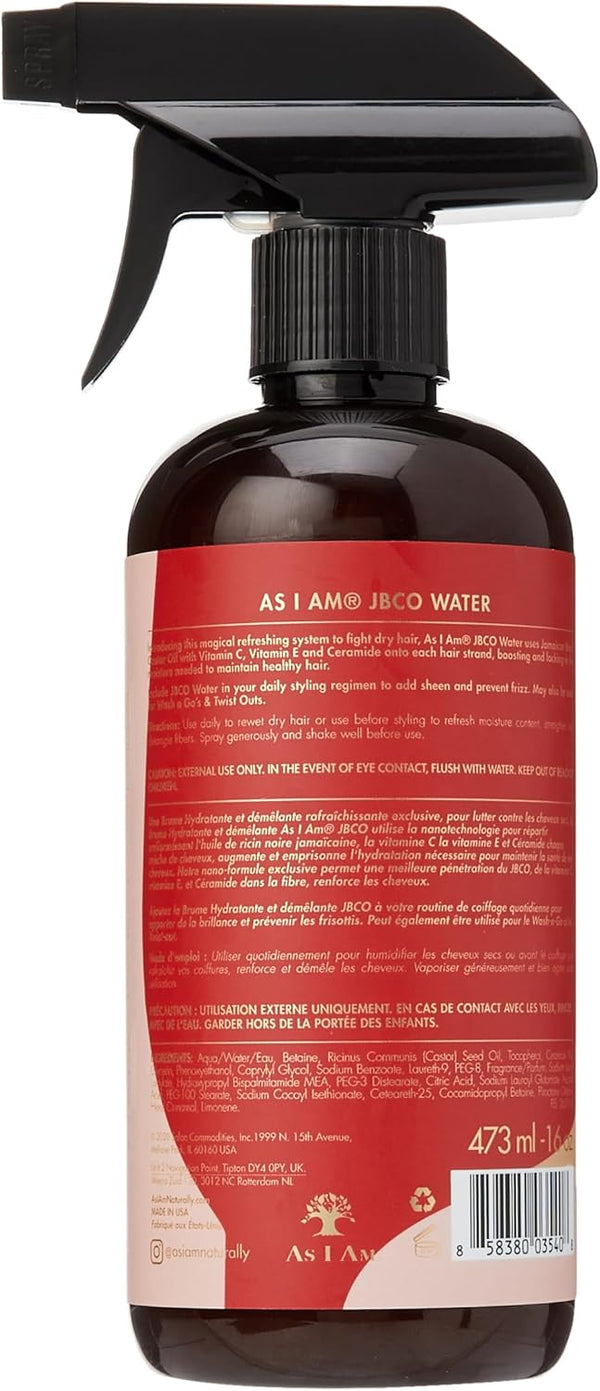 As I Am Restore And Repair Jamaican Black Castor Oil Water 473ml - Afro Hair Boutique