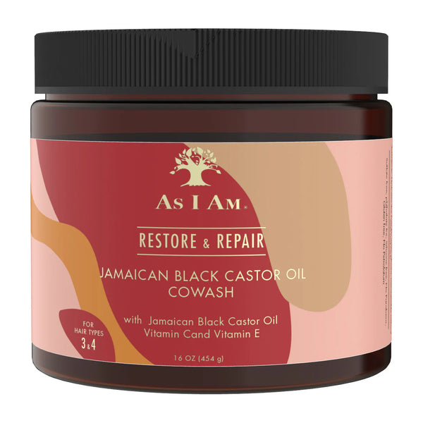 As I Am Restore & Repair Jamaican Black Castor Oil Cowash / Co Wash 454g - Afro Hair Boutique