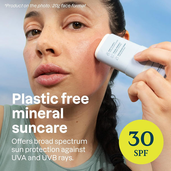 Attitude  Sensitive Natural Unscented Mineral Sunscreen Face Stick SPF30