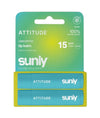 Attitude Sunly Unscented Medium Protection Lip Balm SPF15