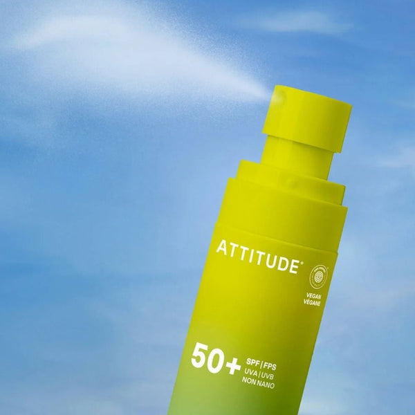 Attitude  Sunly Unscented Mineral Sunscreen Spray SPF50 Plus