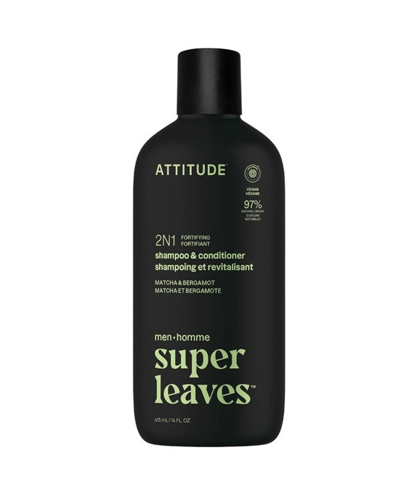 Attitude  Super Leaves 2 N 1 Fortifying Shampoo And Conditioner