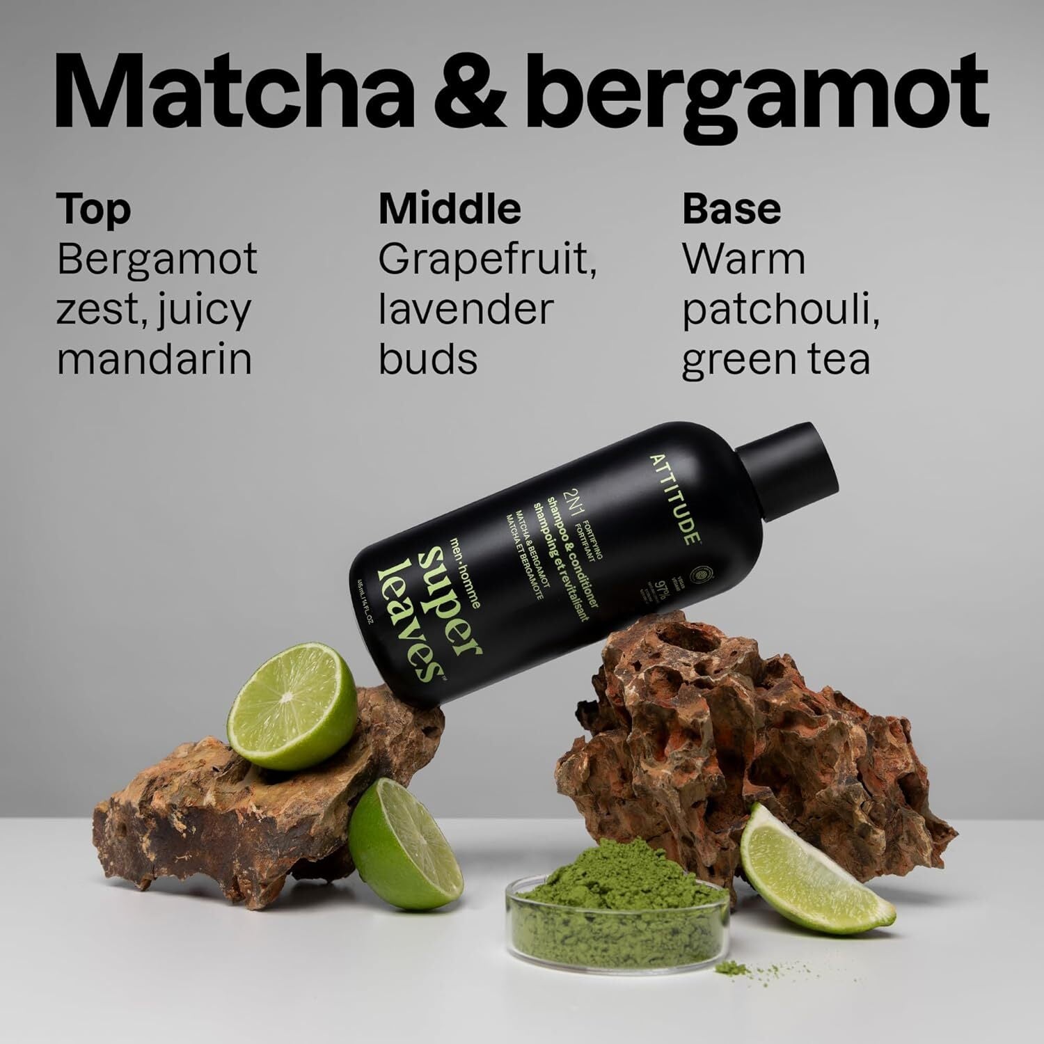 Attitude  Super Leaves 2 N 1 Fortifying Shampoo And Conditioner