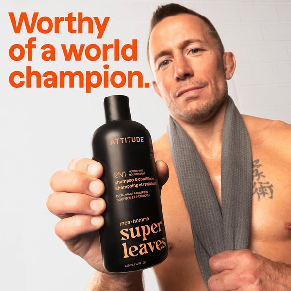 Attitude  Super Leaves 2 N 1 Nourishing Shampoo And Conditioner