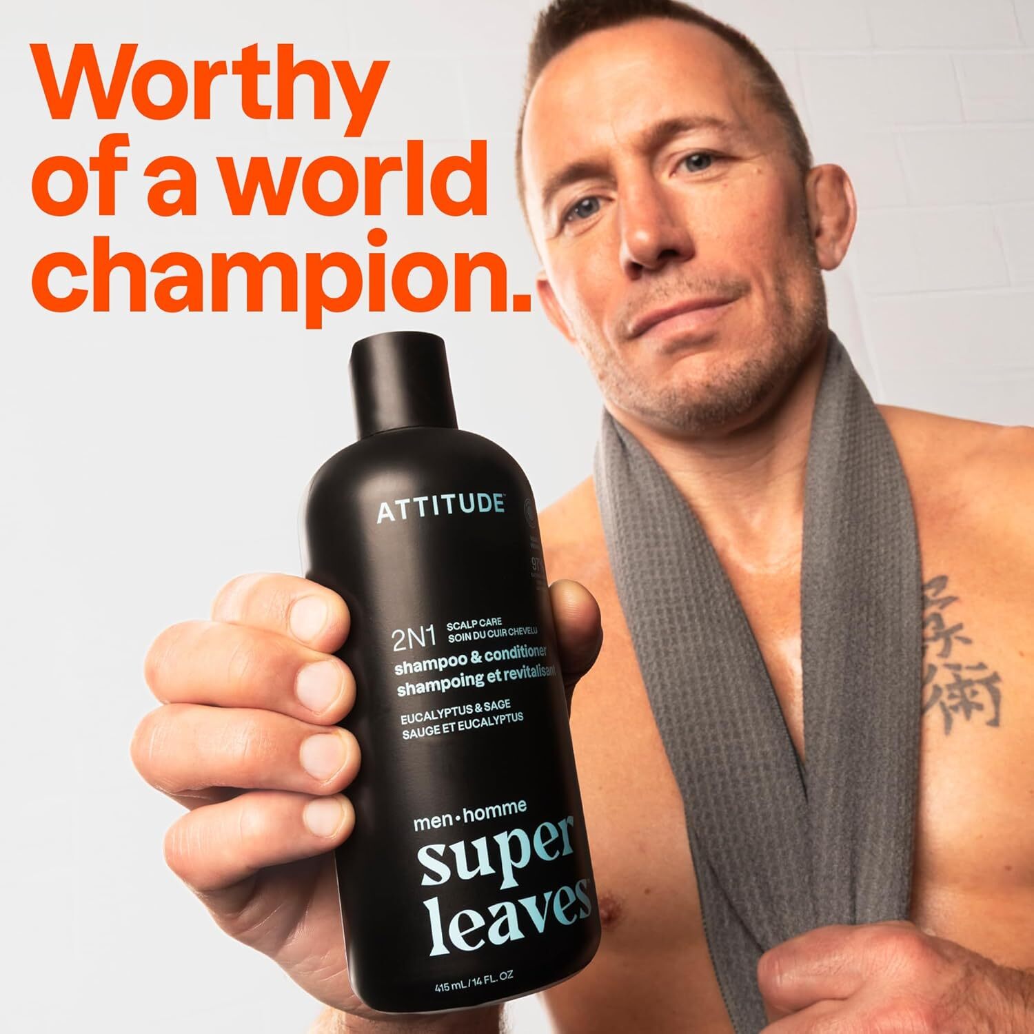 Attitude  Super Leaves 2 N 1 Scalp Care Shampoo And Conditioner
