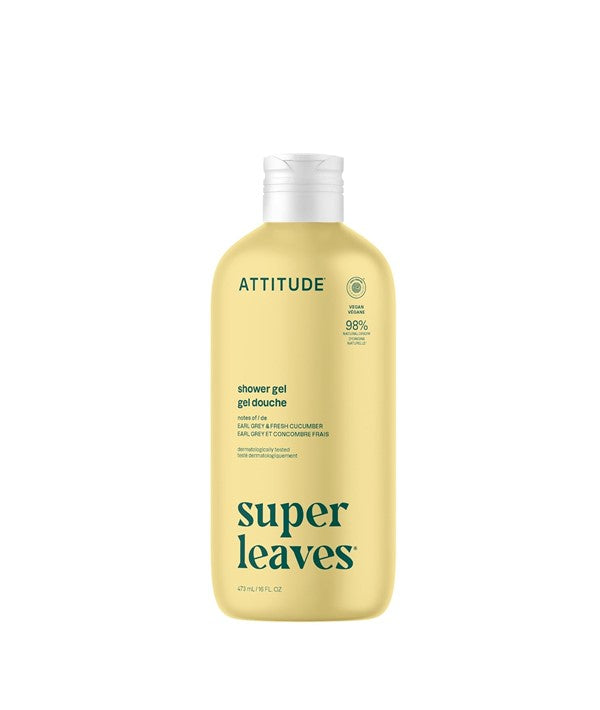 Attitude  Super Leaves Earl Grey And Fresh Cucumber Shower Gel