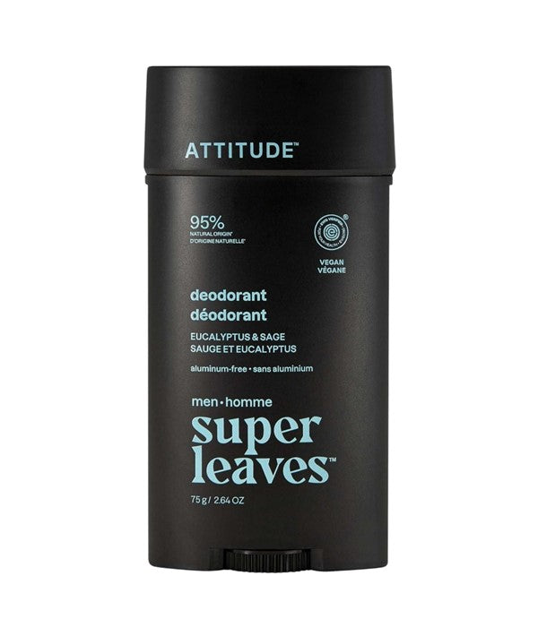 Attitude  Super Leaves Men Eucalyptus And Sage Deodorant Stick