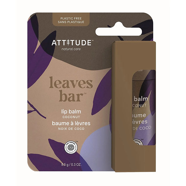 Attitude Plastic-Free Coconut Lip Balm Enriched With Olive Oil 8.5g