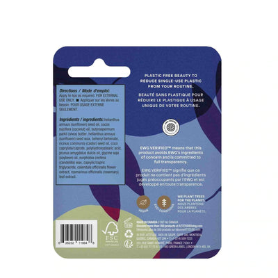 Attitude Plastic-Free Unscented Lip Balm Enriched With Olive Oil 8.5g