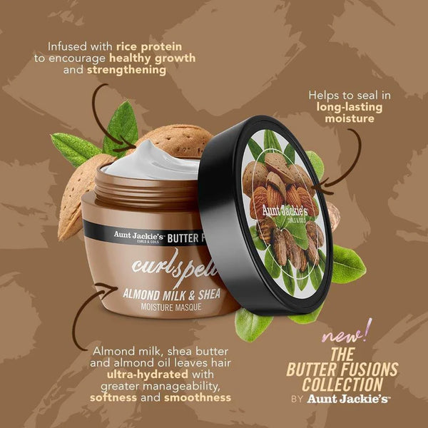 Aunt Jackie's Butter Fusions Curl Spell Moisture Mask 227g - Afro Hair Boutique