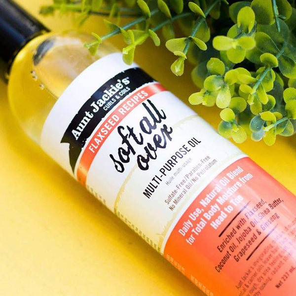 Aunt Jackie's Flaxseed Recipes Soft All Over Multi Purpose Oil Therapy 