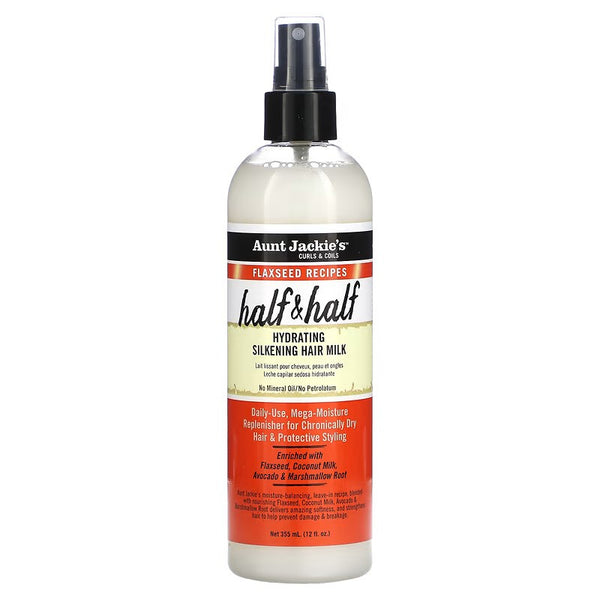 Aunt Jackie's Half & Half Hydrating Silkening Hair Milk - 355ml - Afro Hair Boutique