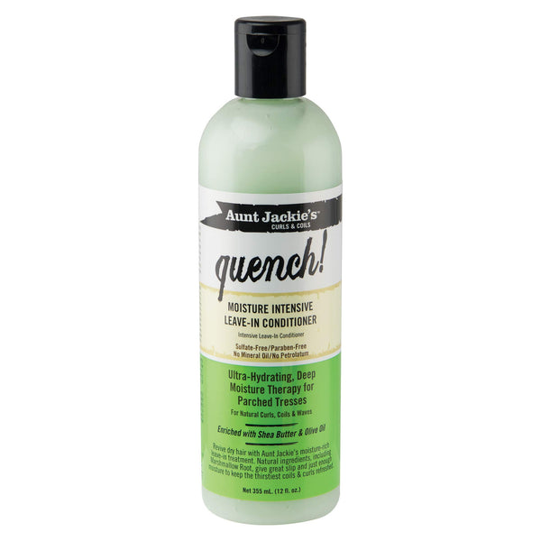 Aunt Jackie's Quench Moisture Intensive Leave In Conditioner 12oz / 355ml - Afro Hair Boutique
