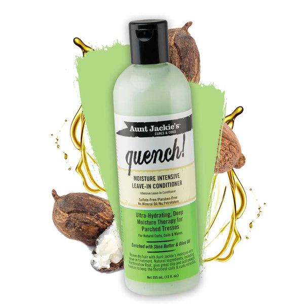 Aunt Jackie's Quench Moisture Intensive Leave In Conditioner 12oz / 355ml - Afro Hair Boutique
