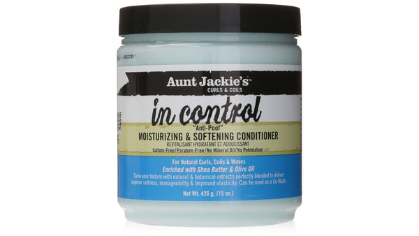 Aunt Jackies In Control Moisturizing And Softening Conditioner 431ml - Afro Hair Boutique