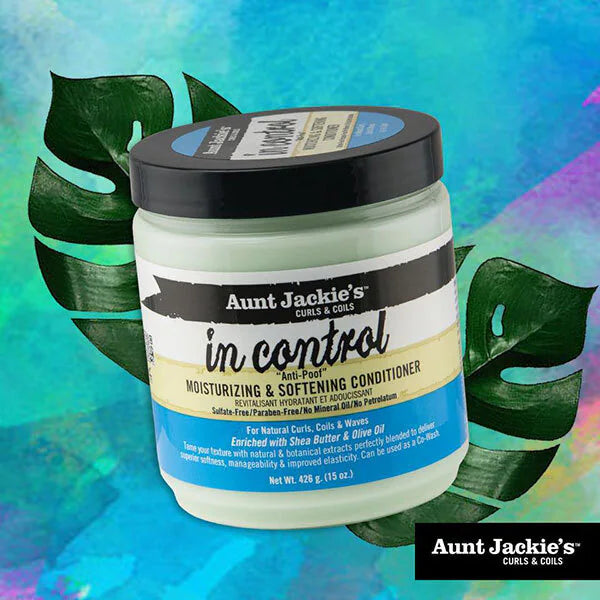 Aunt Jackies In Control Moisturizing And Softening Conditioner 431ml - Afro Hair Boutique