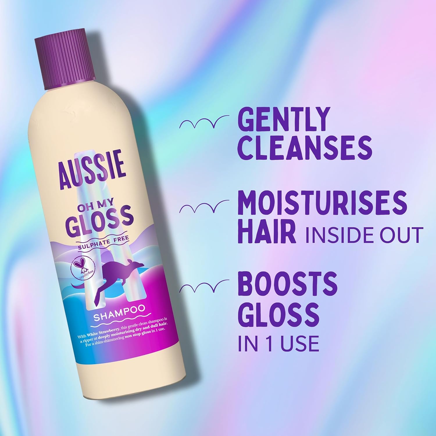 Aussie  Oh My Gloss Sulphate Free Shampoo