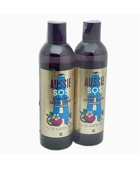 Aussie  SOS Save My Long Hair Shampoo Twin Pack