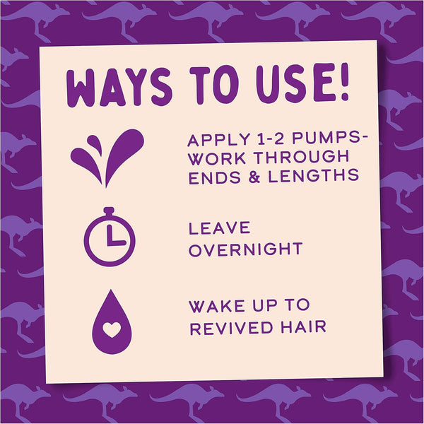 Aussie G'night Moisture Sleep in Hair Serum For Damaged Hair 70ML