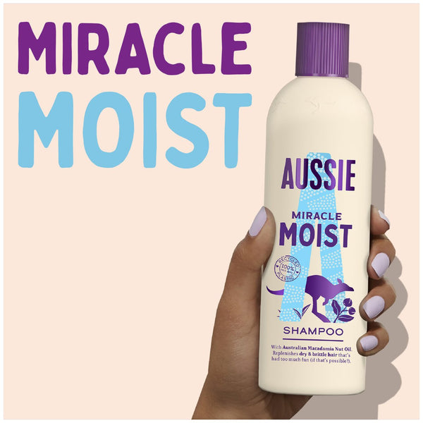 Aussie Miracle Moist Shampoo 90ml / 300ml