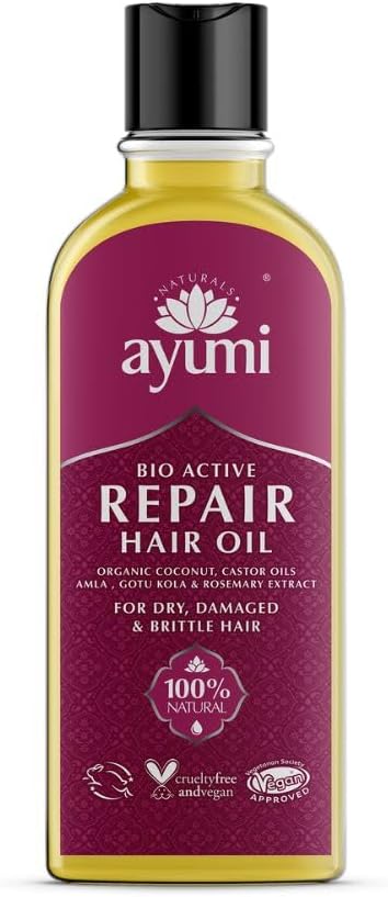 Ayumi Bio Active Repair Hair Oil Rejuvenates Dry Hair Promotes Hair Growth 150ml