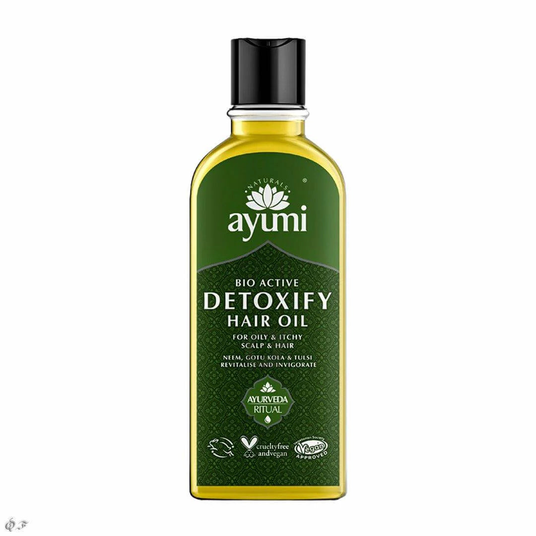 Ayumi Naturals Bio Active Detoxify Hair Oil Vegan & Cruelty Free 150ml