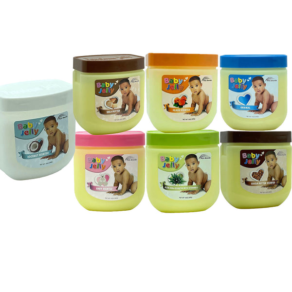 Baby Jelly | Shea Butter, Coconut, Aloe Vera, Peach, Cocoa, Original Full Range - Afro Hair Boutique
