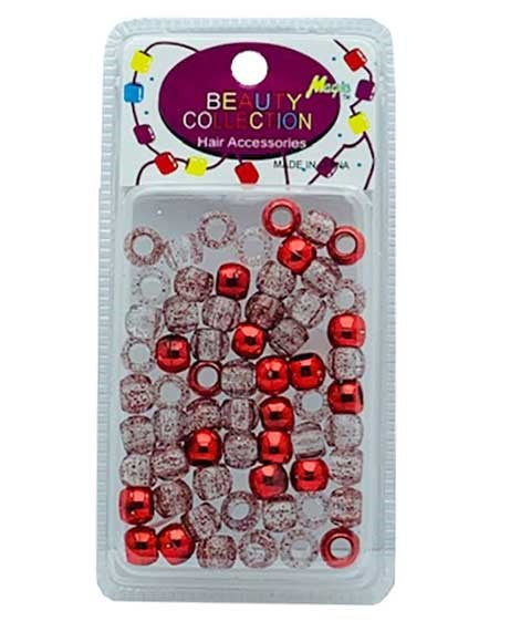 Beauty Collection  Magic Hair Beads MET2RED