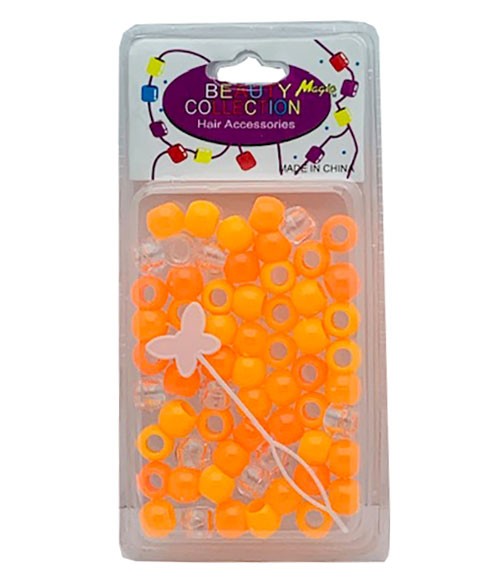 Beauty Collection  Magic Hair Beads Orange