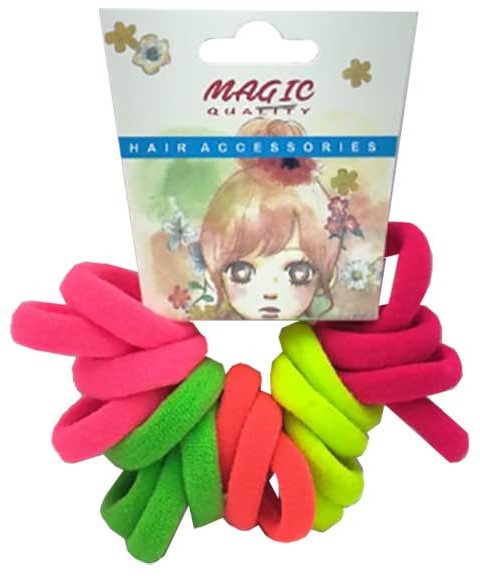 Beauty Collection Magic Quality Elastic Hair Bands Assorted TT20AST