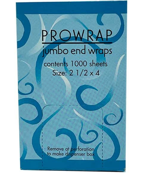 Beauty Collection Pro Wrap Jumbo End Wraps 1000 Sheets